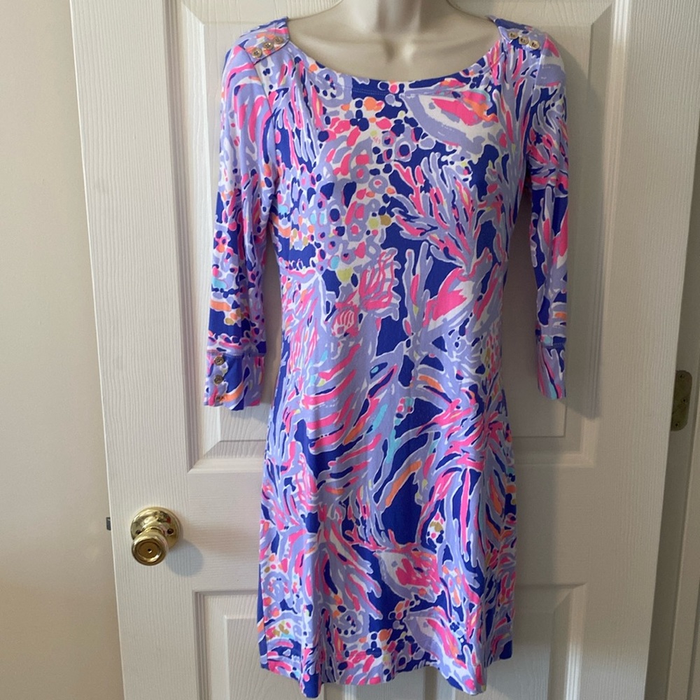 Lilly Pulitzer UPF Mid Long Sleeve Dress | XS